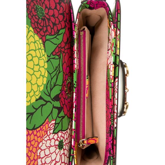 LIMITED EDITION GUCCI X KENDRA SCOTT HORSEBIT BOTANICAL 10.2x7.1x3.1 - Picture 4 of 4